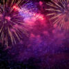 Fireworks in the night sky